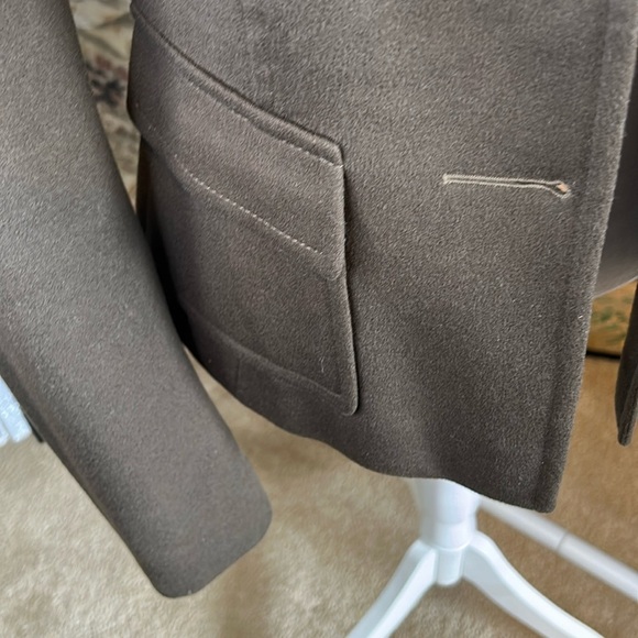 STRENESSE BY GABRIELE STREHLE BROWN WOOL & CASHMERE DRESSY JACKET SIZE 8 - Picture 7 of 16